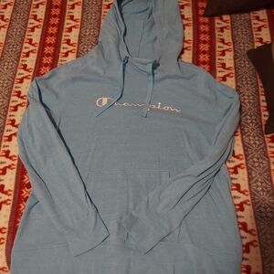 Champion Light Blue Pullover Hoodie